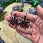 Spider earrings - select your gemstone