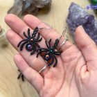 Spider earrings - select your gemstone