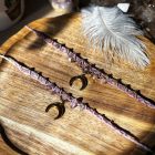 Delicate chokers with moon motif