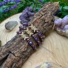Wicca - Triple Moon Goddess Bracelet - gold