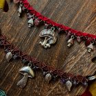 Mushroom choker necklaces