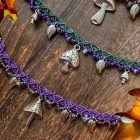 Mushroom choker necklaces